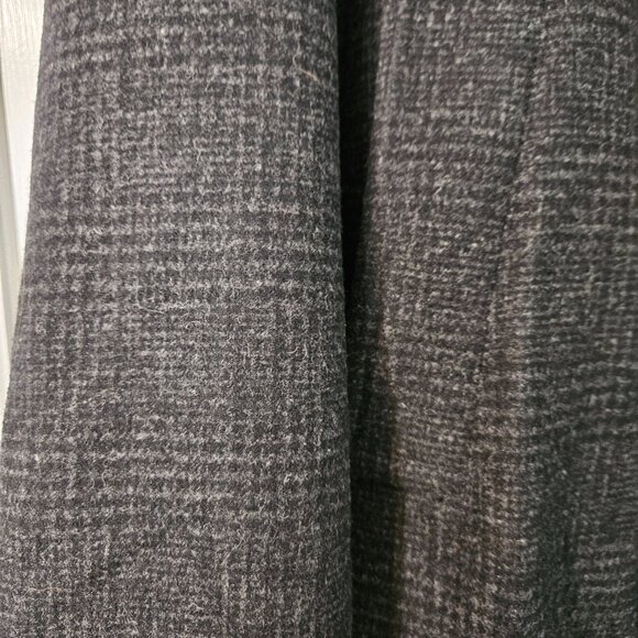Men's Michael Kors Wool Blend Overcoat Size XL Medium Tweed Knee Length - Picture 2 of 13